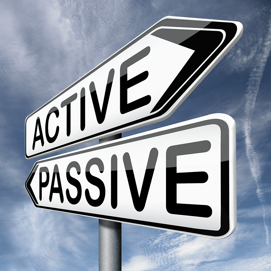 active passive roadsign