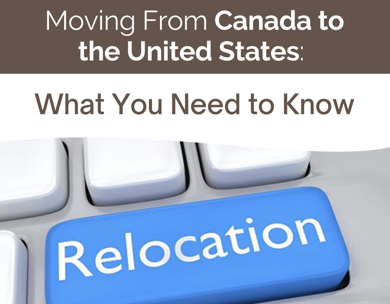 Moving from CA to US - what you need to know